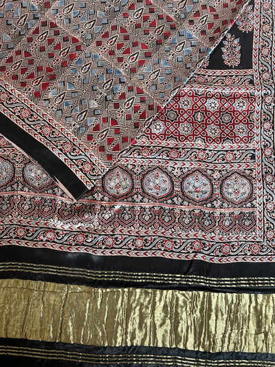 MOHANI : MODAL SILK TISSUE AJRAKH