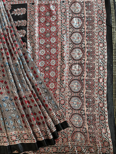 MOHANI : MODAL SILK TISSUE AJRAKH