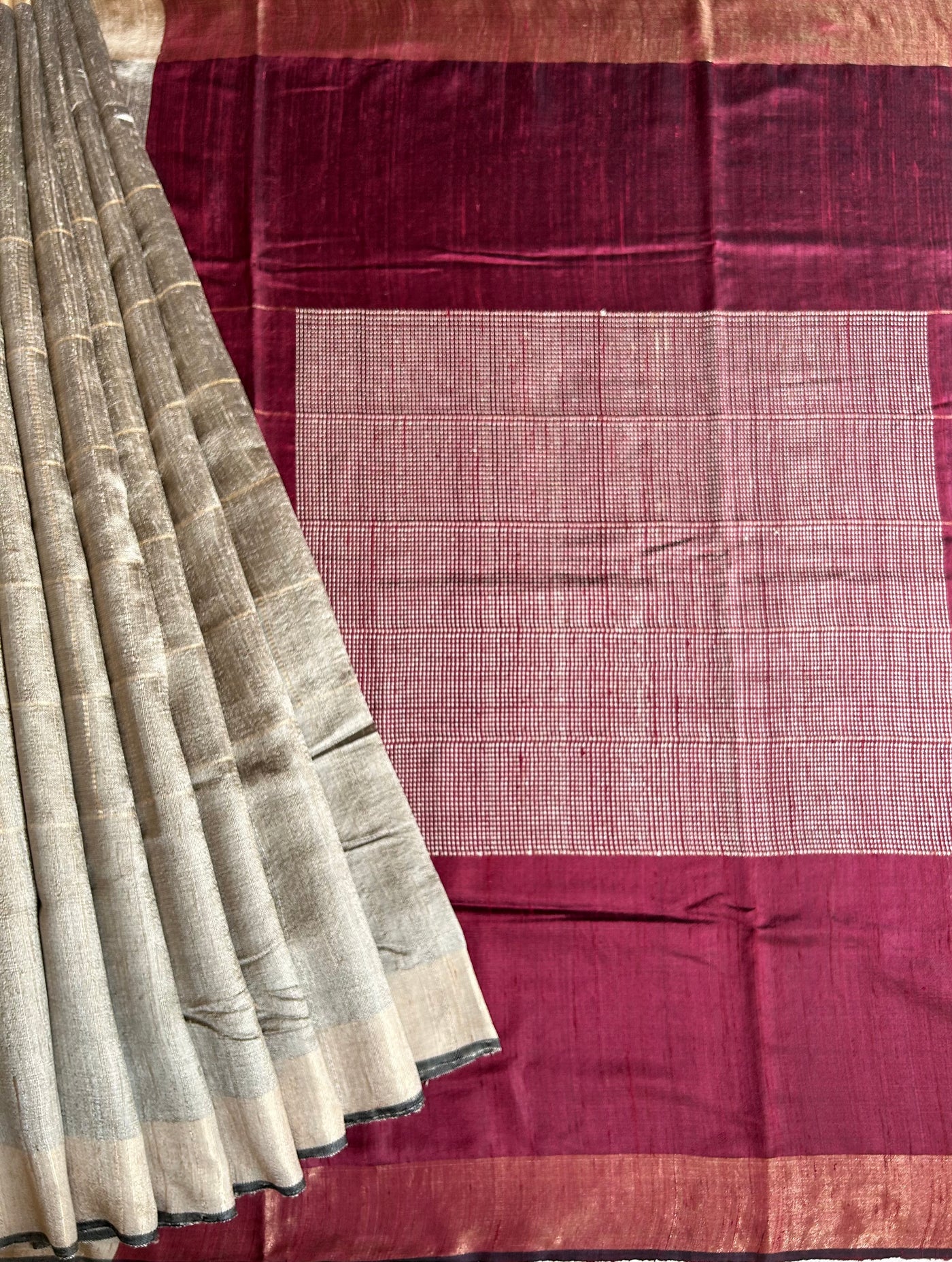 KAFI: HANDLOOM PURE SILK SAREE