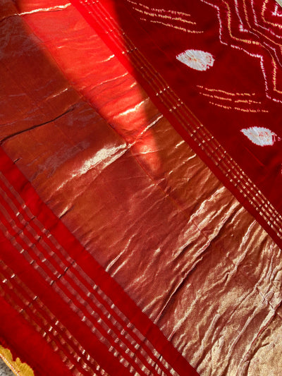 NANDINI: Handmade Modal Silk Saree with Tissue Pallu