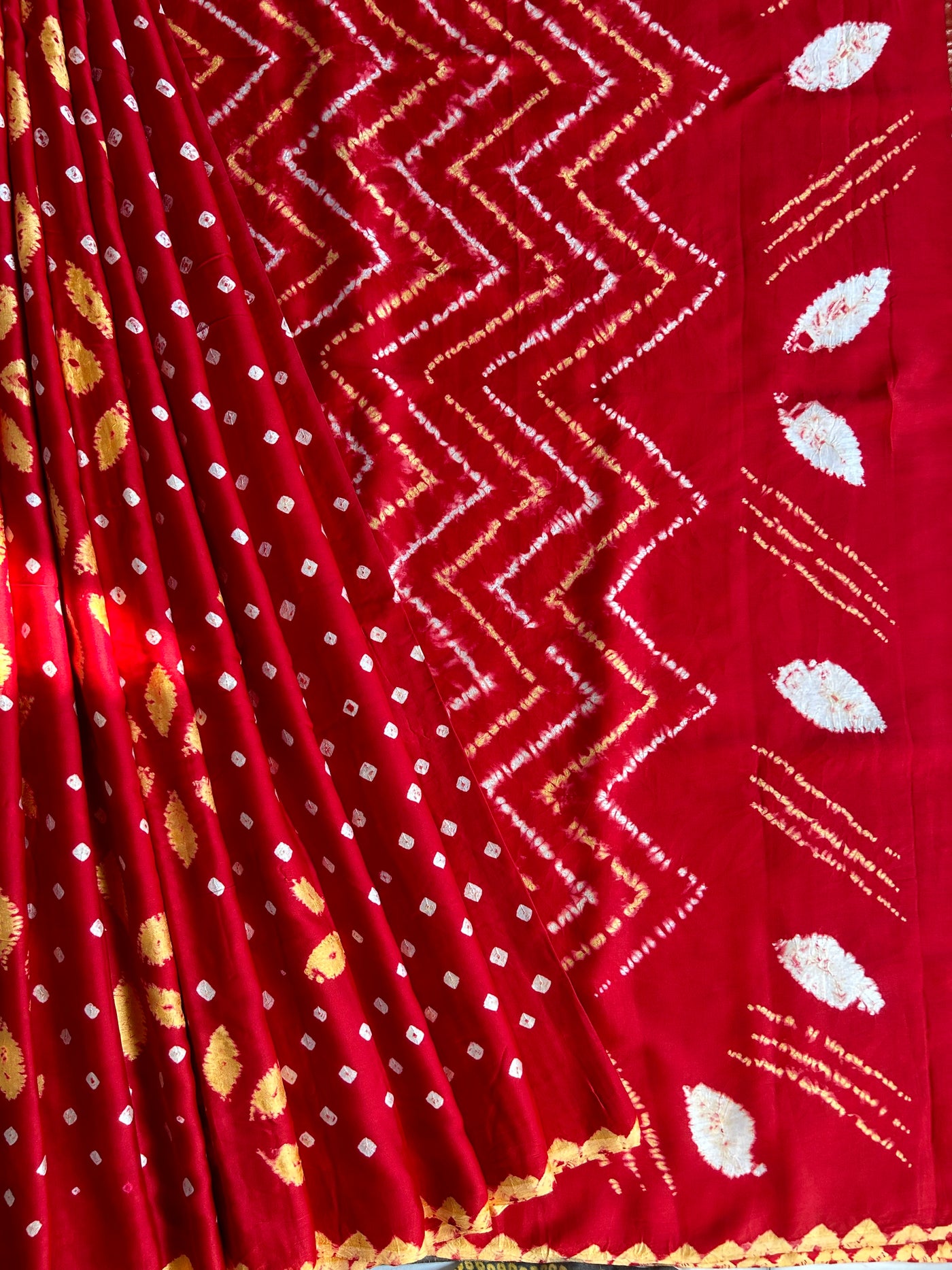 NANDINI: Handmade Modal Silk Saree with Tissue Pallu