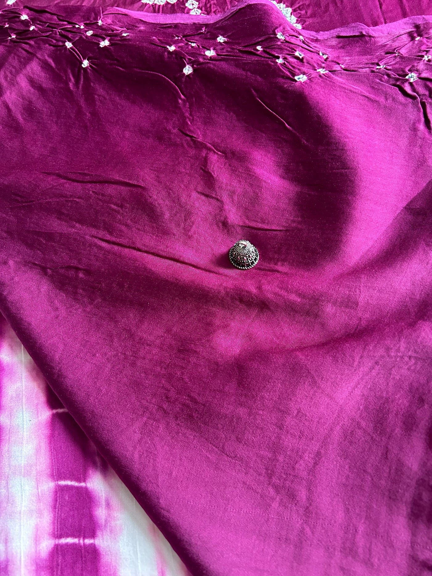 Pink : Handmade Modal Silk Saree