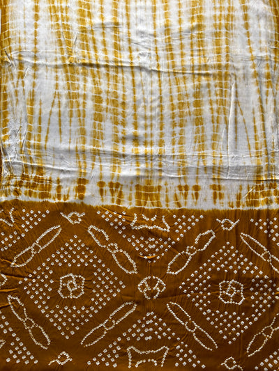 Lemonade : Handmade Modal Silk Saree