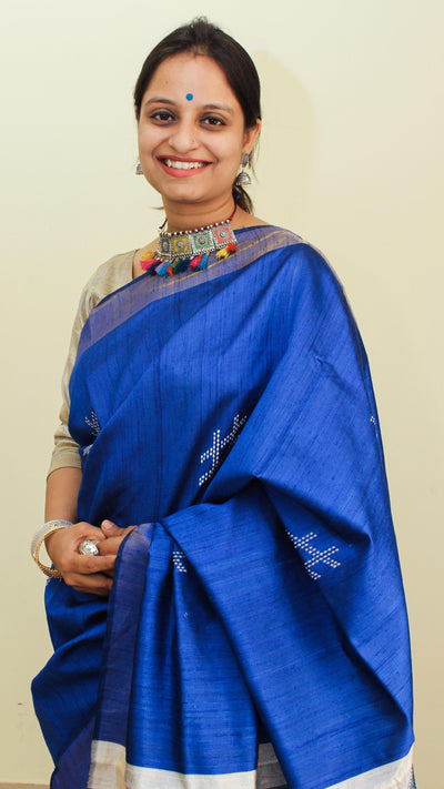 RISHTEY: HANDLOOM BHAGALPUR SILK SAREE