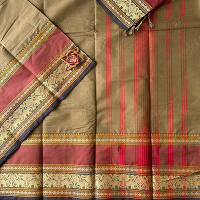 Dhara: Kanchipuram cotton saree